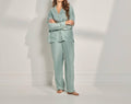The Sleep Code - Women's Washable Silk Long Pj Set