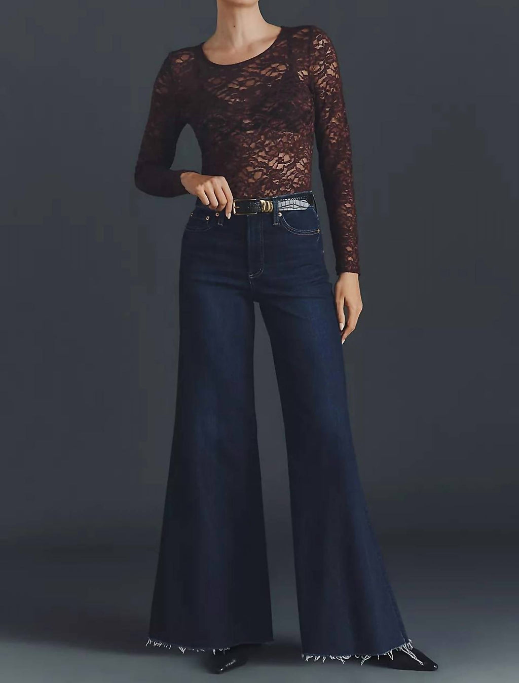 Pistola - Izzy High Rise Super Wide Leg Jeans