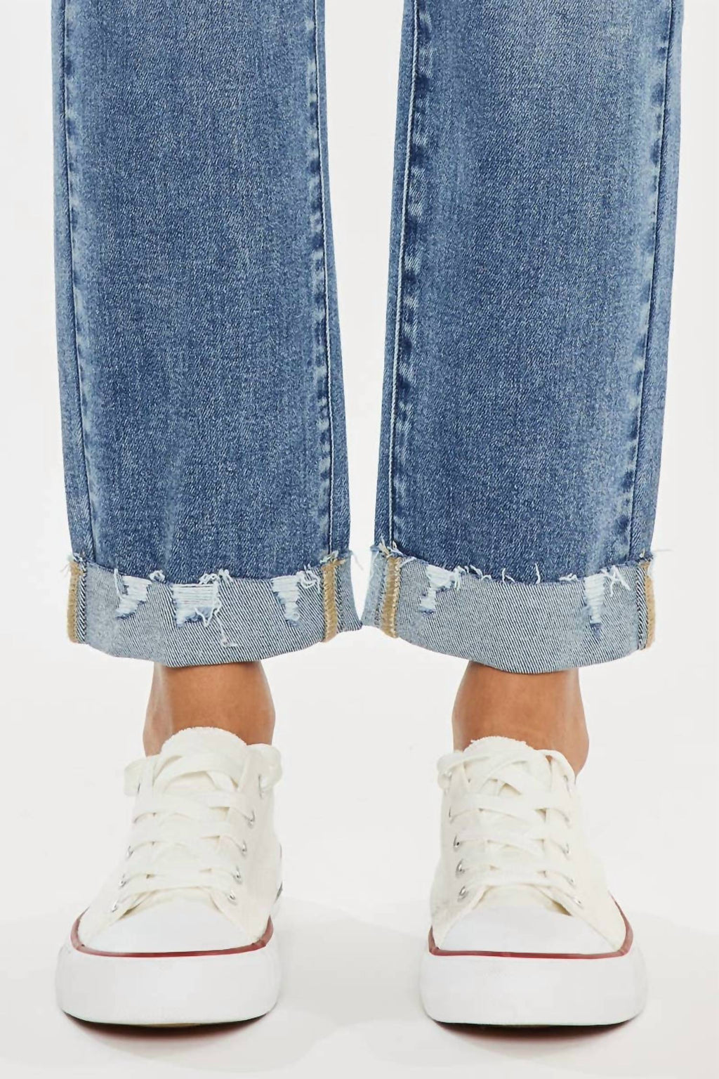 Kancan - High Rise Slim Straight Jeans