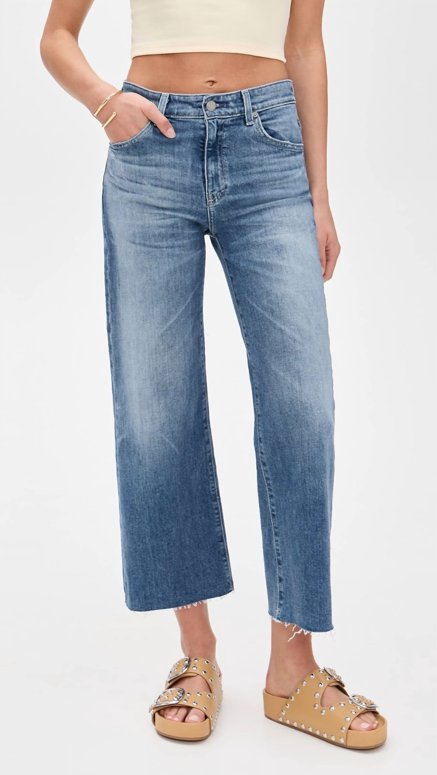 Ag Jeans - Saige Wide Leg Crop Jeans