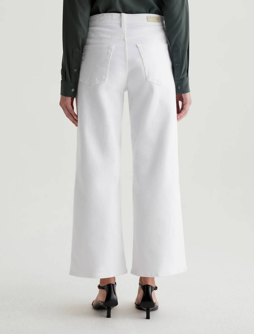 Ag Jeans - Saige Wide Leg Cropped Jeans