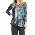 Jess & Jane - Granada Light Knit Asymmetric Hem Top