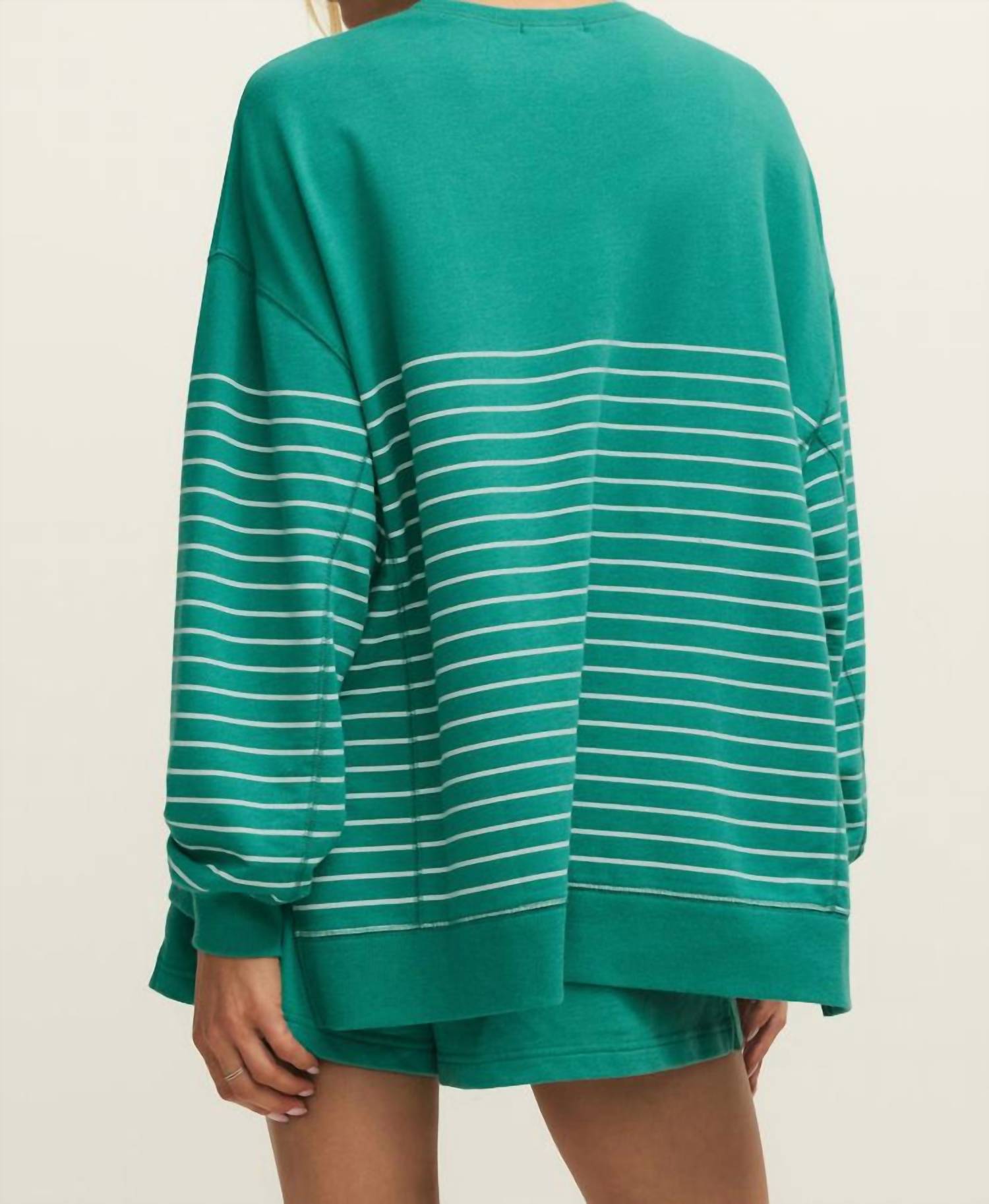 Z Supply - Modern Weekender Stripe Sweatshirt