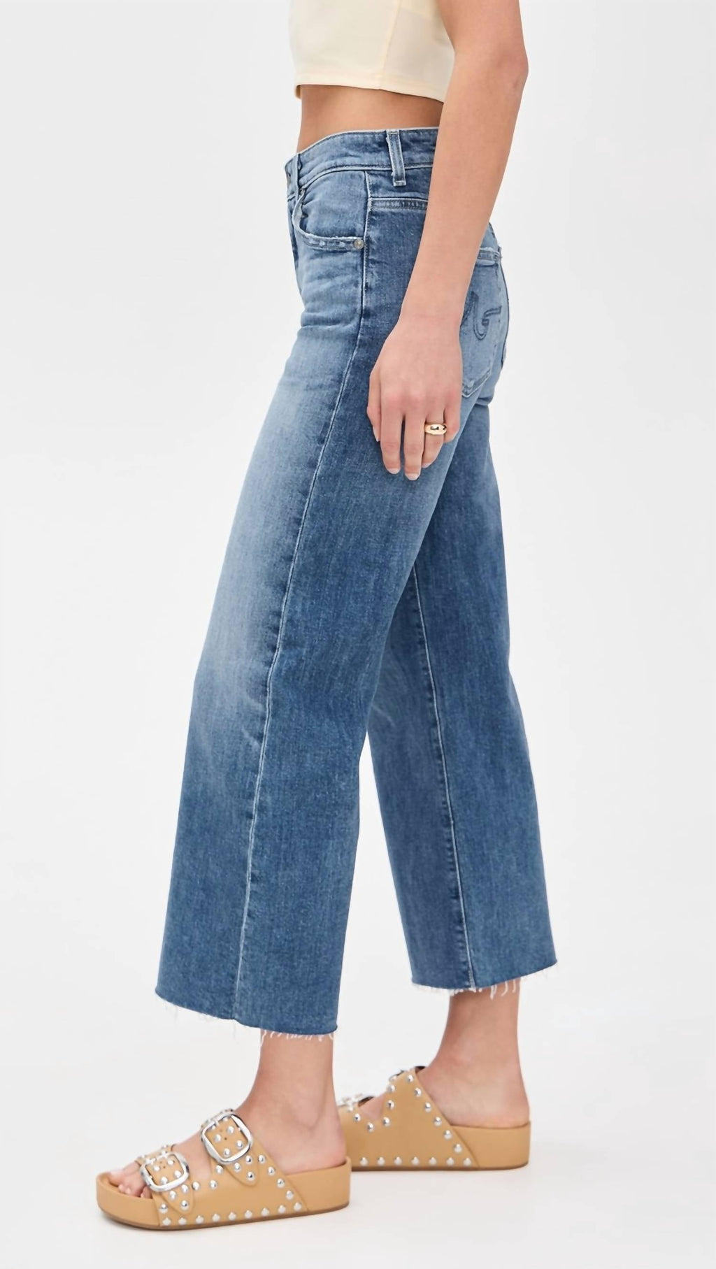 Ag Jeans - Saige Wide Leg Crop Jeans