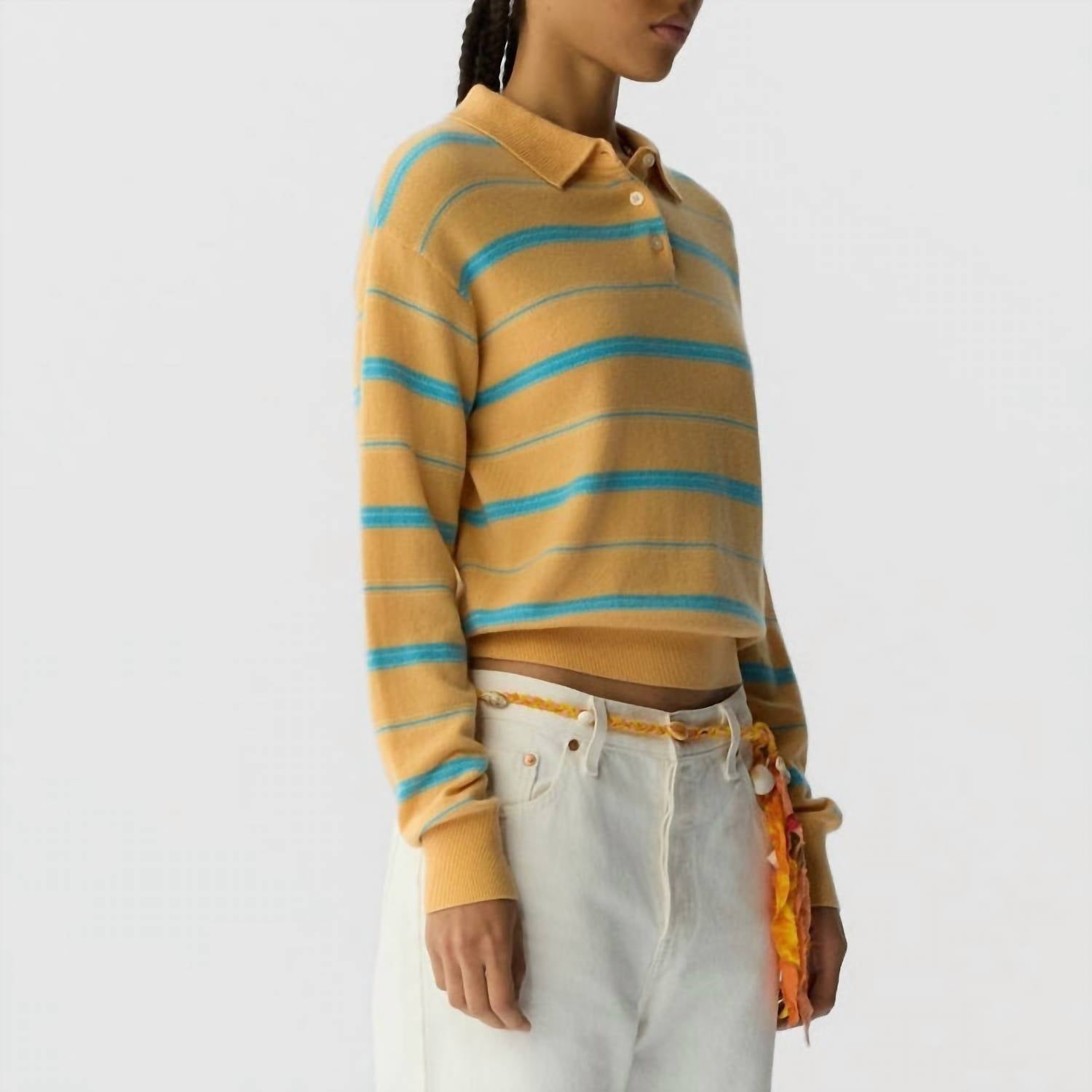 Guest In Residence - Collegiate Stripe Polo