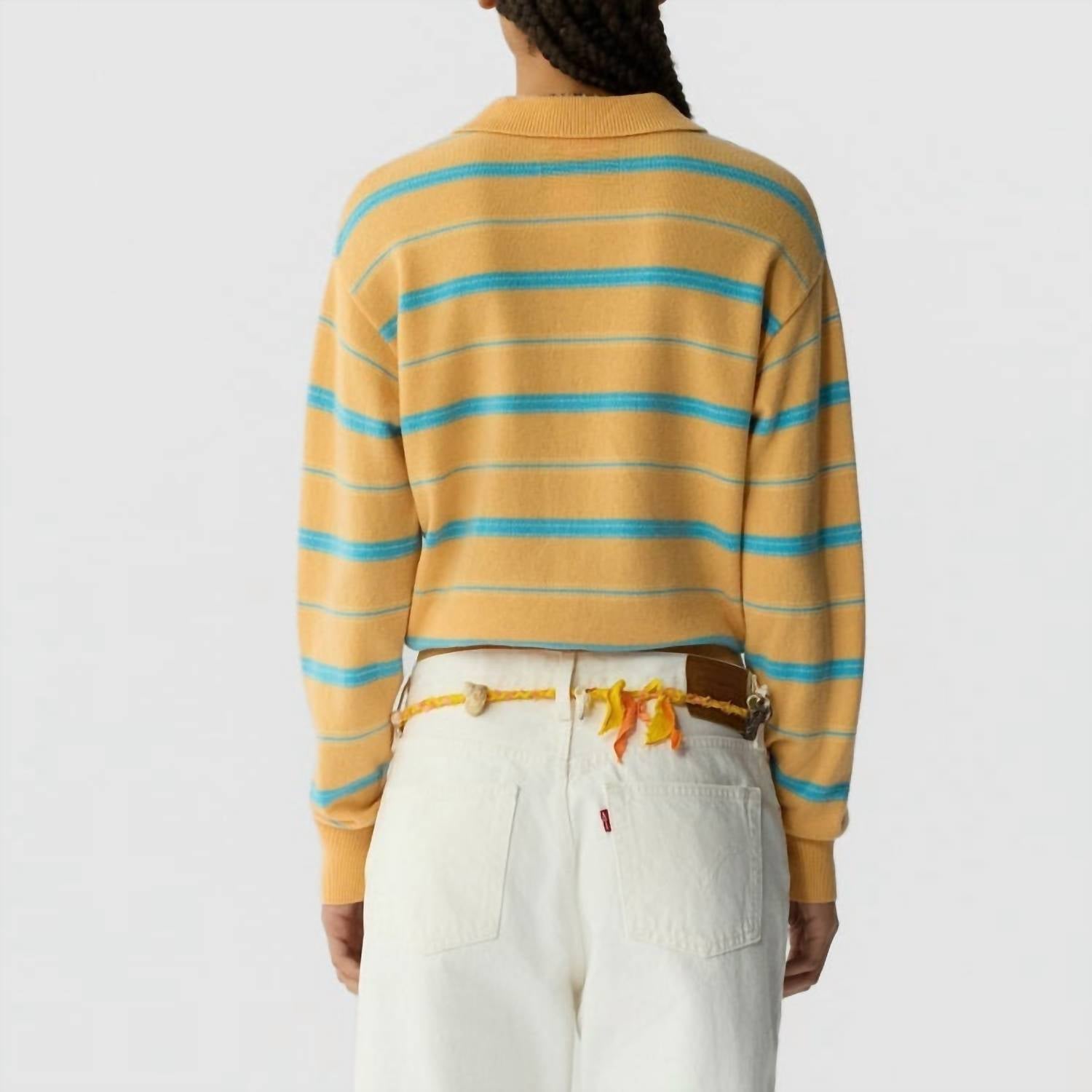 Guest In Residence - Collegiate Stripe Polo